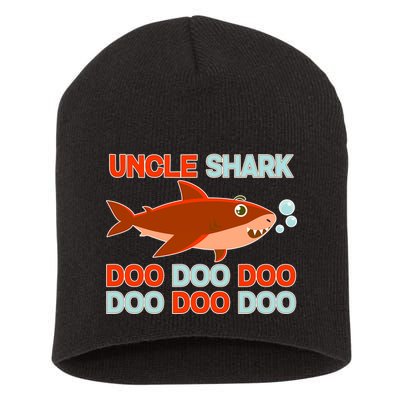 Uncle Shark Doo Doo Doo Short Acrylic Beanie
