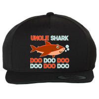 Uncle Shark Doo Doo Doo Wool Snapback Cap