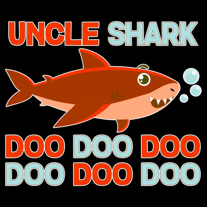 Uncle Shark Doo Doo Doo Wool Snapback Cap