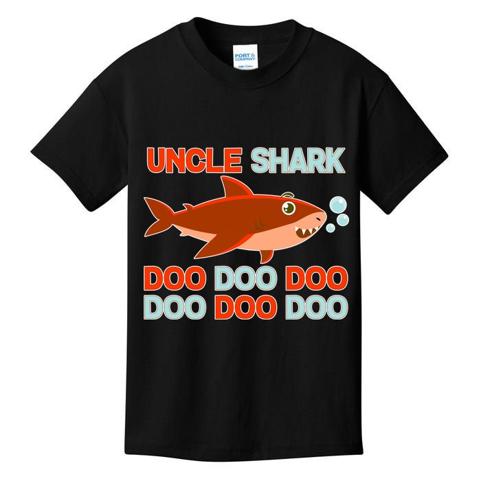 Uncle Shark Doo Doo Doo Kids T-Shirt