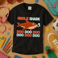 Uncle Shark Doo Doo Doo Kids T-Shirt