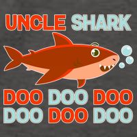Uncle Shark Doo Doo Doo Vector Backpack