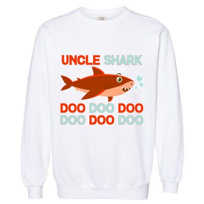 Uncle Shark Doo Doo Doo Garment-Dyed Sweatshirt