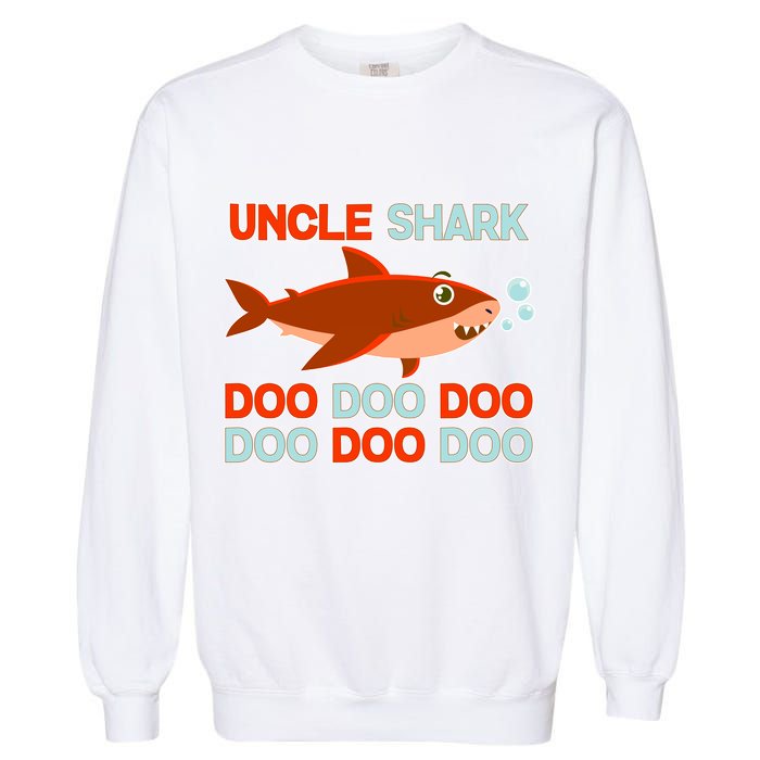 Uncle Shark Doo Doo Doo Garment-Dyed Sweatshirt