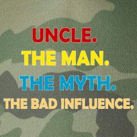 Uncle The Man Myth Legend The Bad Influence Legacy Tie Dye Trucker Hat