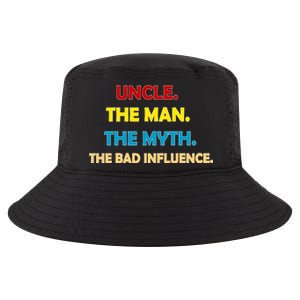 Uncle The Man Myth Legend The Bad Influence Cool Comfort Performance Bucket Hat