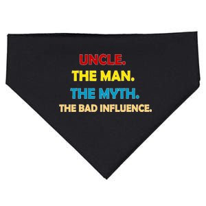 Uncle The Man Myth Legend The Bad Influence USA-Made Doggie Bandana