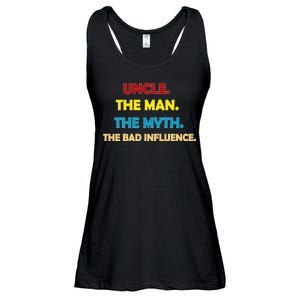 Uncle The Man Myth Legend The Bad Influence Ladies Essential Flowy Tank