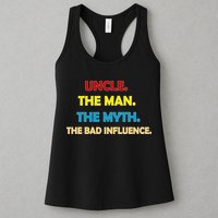 Uncle The Man Myth Legend The Bad Influence Womens Tank Top