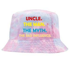 Uncle The Man Myth Legend The Bad Influence Tie-Dyed Bucket Hat