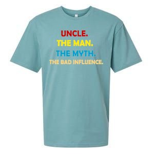 Uncle The Man Myth Legend The Bad Influence Sueded Cloud Jersey T-Shirt