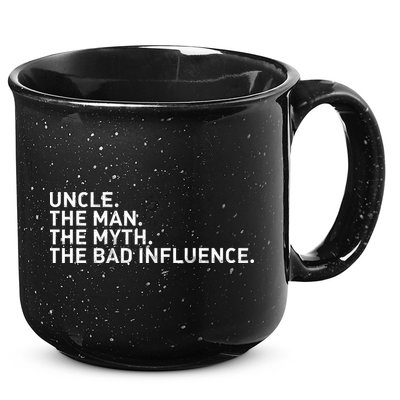 Uncle The Man The Myth The Bad Influence 15oz Campfire Ceramic Mug