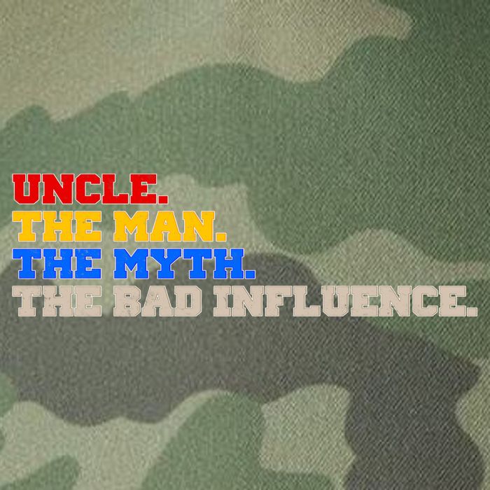 Uncle The Man The Myth The Bad Influence1 Legacy Tie Dye Trucker Hat
