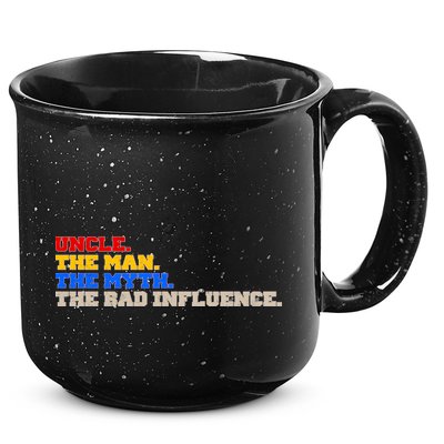 Uncle The Man The Myth The Bad Influence1 15oz Campfire Ceramic Mug