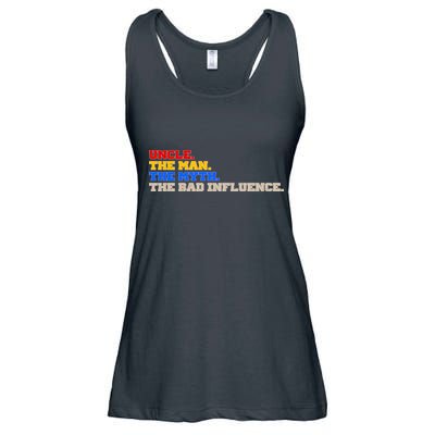 Uncle The Man The Myth The Bad Influence1 Ladies Essential Flowy Tank