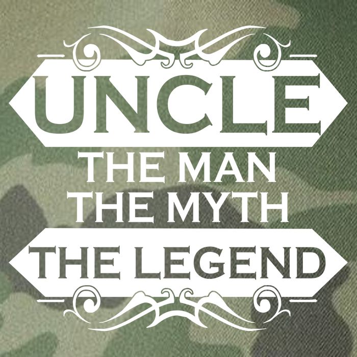 Uncle The Man The Myth The Legend Legacy Tie Dye Trucker Hat