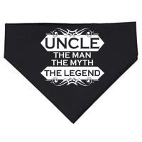 Uncle The Man The Myth The Legend USA-Made Doggie Bandana