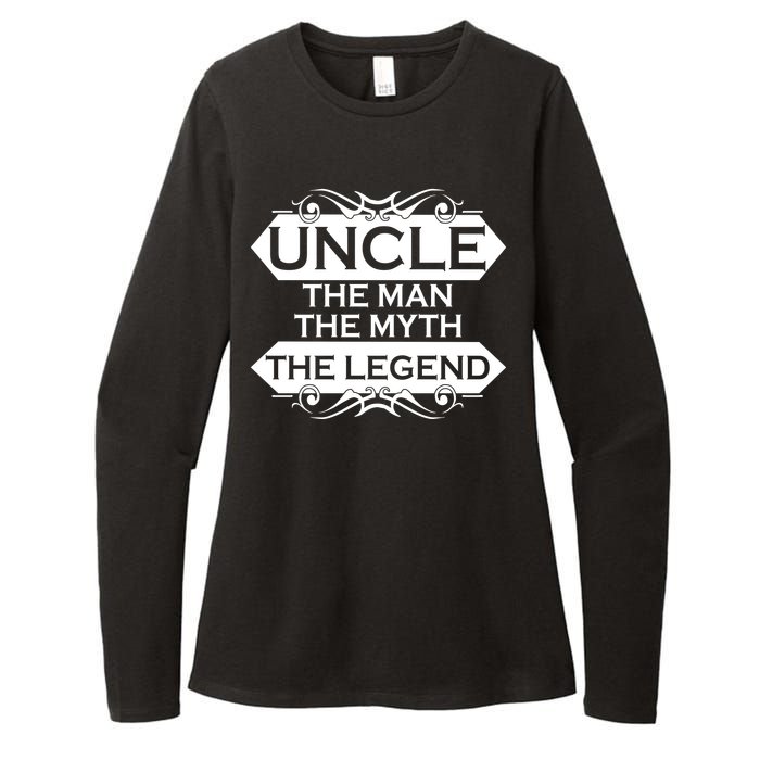 Uncle The Man The Myth The Legend Womens CVC Long Sleeve Shirt