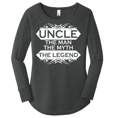 Uncle The Man The Myth The Legend Women's Perfect Tri Tunic Long Sleeve Shirt