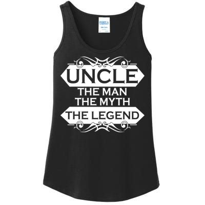 Uncle The Man The Myth The Legend Ladies Essential Tank