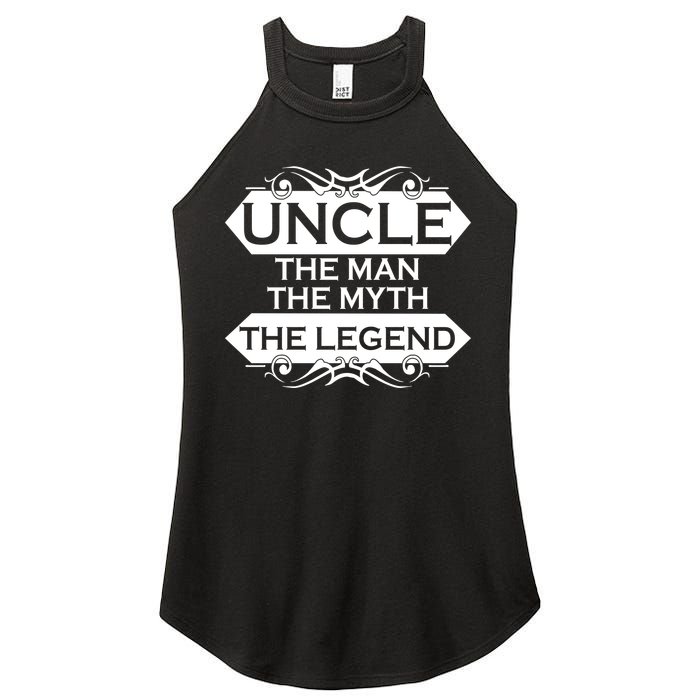 Uncle The Man The Myth The Legend Women's Perfect Tri Rocker Tank