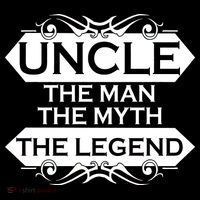 Uncle The Man The Myth The Legend Womens T-Shirt