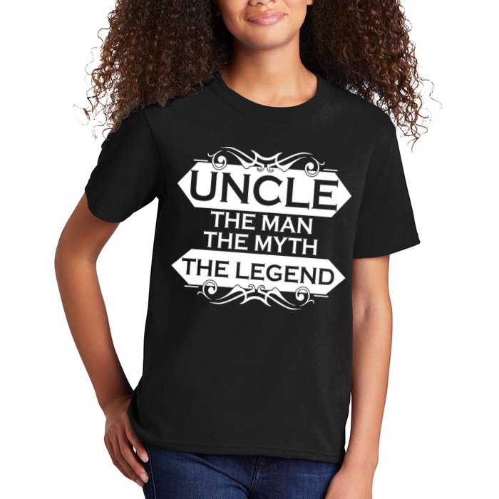 Uncle The Man The Myth The Legend Kids T-Shirt