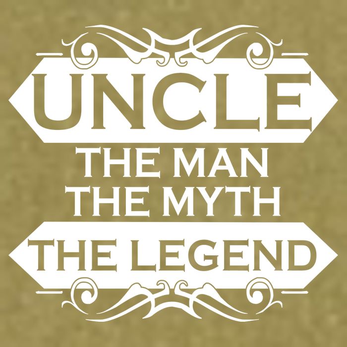 Uncle The Man The Myth The Legend Garment-Dyed Women's Muscle Tee