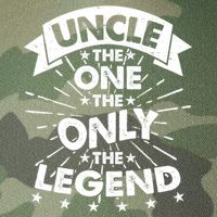 Uncle The One The Only The Legend Legacy Tie Dye Trucker Hat