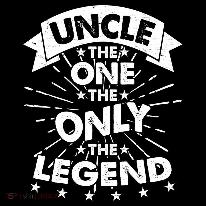 Uncle The One The Only The Legend 7-Panel Snapback Hat