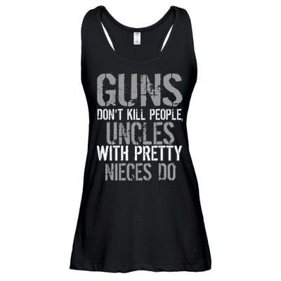 Uncles With Pretty Nieces Kill People Ladies Essential Flowy Tank