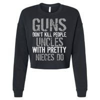 Uncles With Pretty Nieces Kill People Cropped Pullover Crew