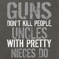 Uncles With Pretty Nieces Kill People Cotton Canvas Backpack