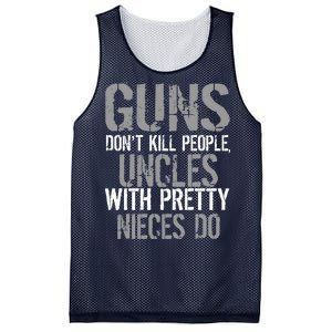 Uncles With Pretty Nieces Kill People Mesh Reversible Basketball Jersey Tank