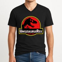 Unclesaurus Rex V-Neck T-Shirt