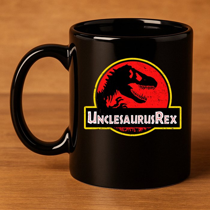 Unclesaurus Rex 11oz C Handle Ceramic Mug