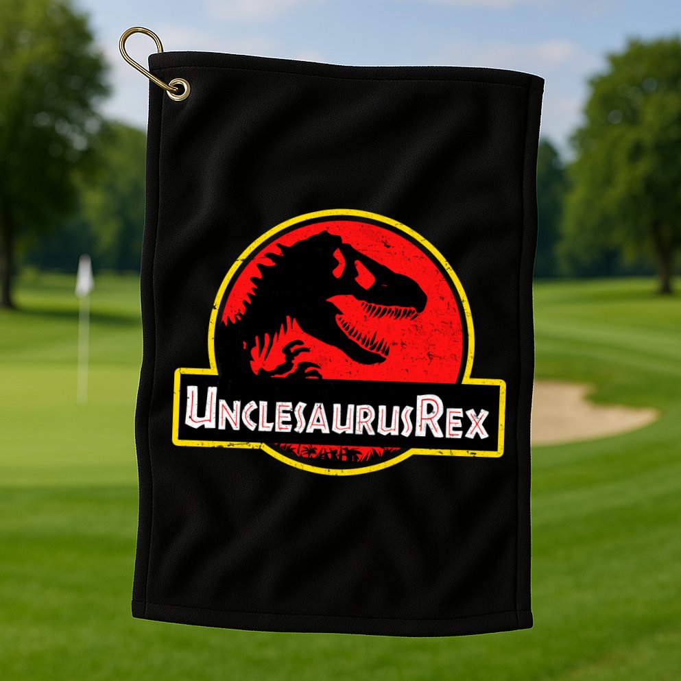 Unclesaurus Rex Golf Towel