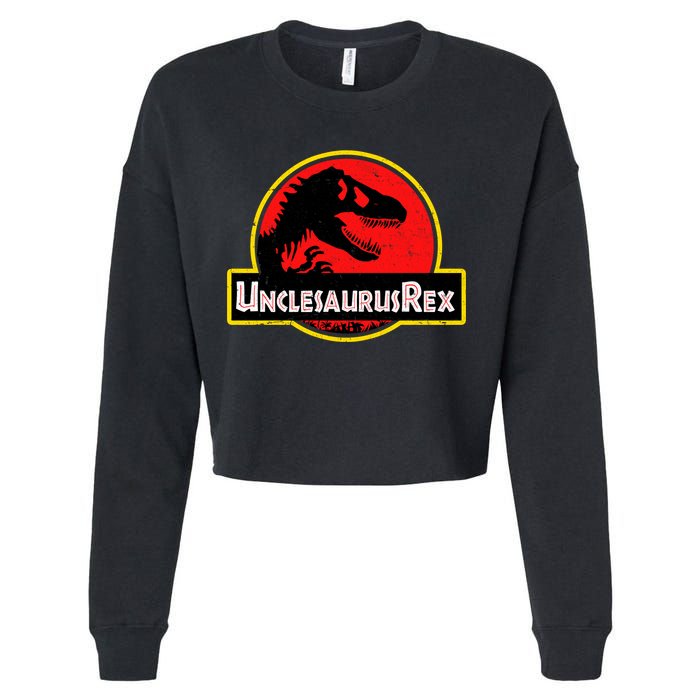 Unclesaurus Rex Cropped Pullover Crew
