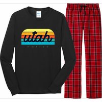 Utah Native Design Trendy Utah Represent Your State Long Sleeve Pajama Set