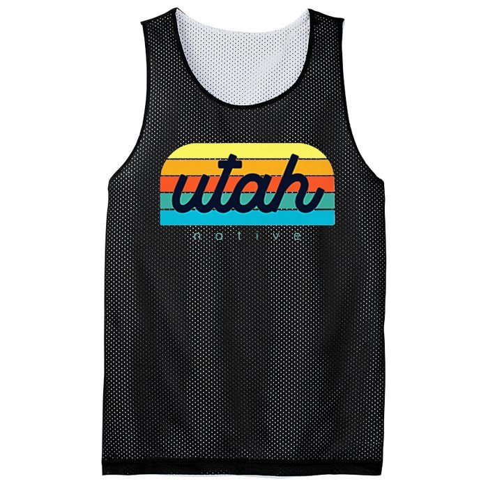 Utah Native Design Trendy Utah Represent Your State Mesh Reversible Basketball Jersey Tank