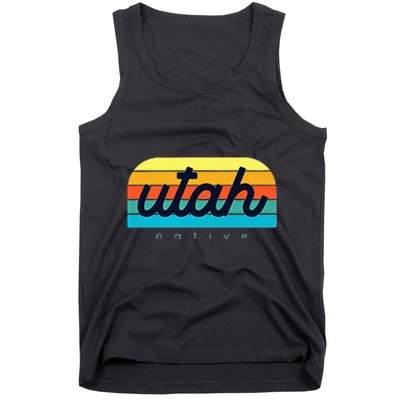 Utah Native Design Trendy Utah Represent Your State Tank Top