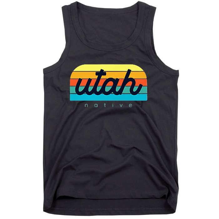 Utah Native Design Trendy Utah Represent Your State Tank Top