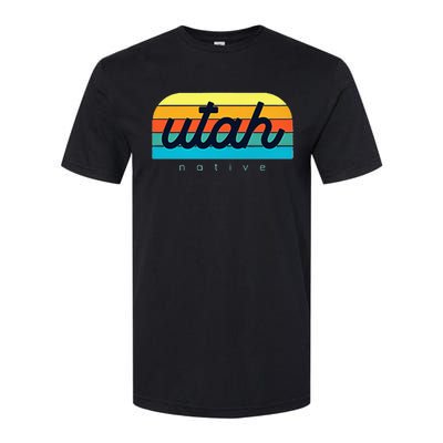 Utah Native Design Trendy Utah Represent Your State Softstyle CVC T-Shirt