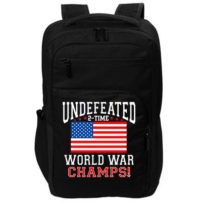 Undefeated 2-Time World War Champs Impact Tech Backpack