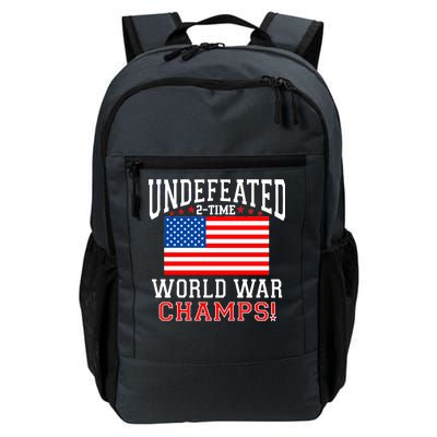 Undefeated 2-Time World War Champs Daily Commute Backpack