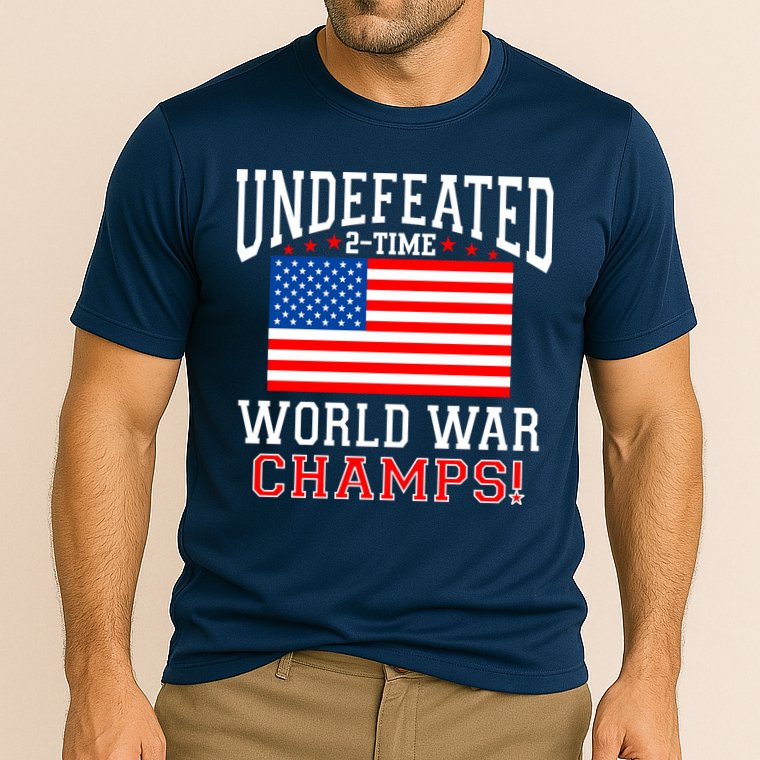 Undefeated 2-Time World War Champs Performance Shirt