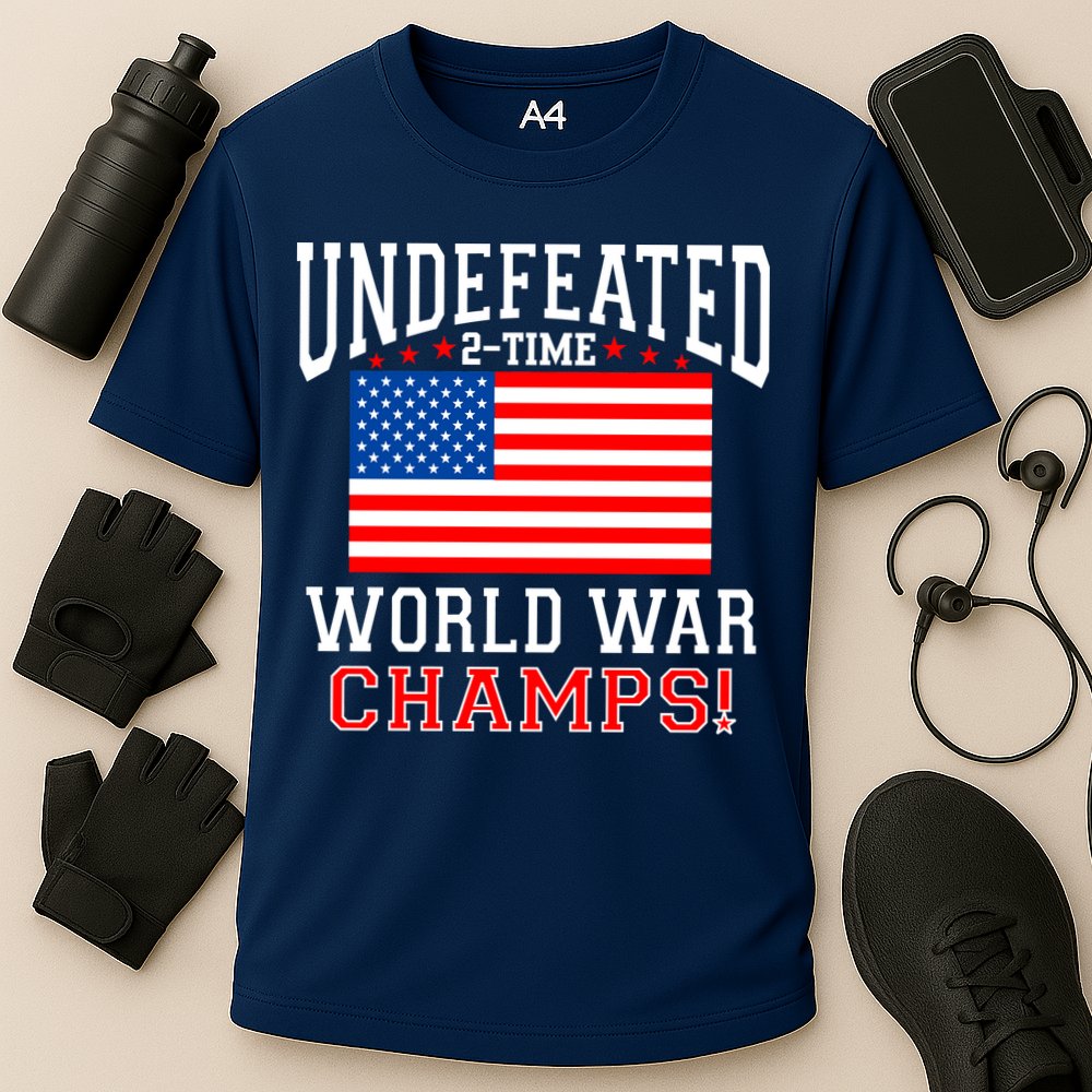 Undefeated 2-Time World War Champs Performance Shirt