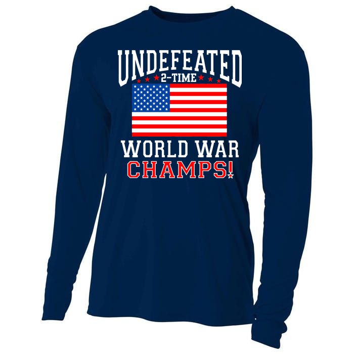 Undefeated 2-Time World War Champs Cooling Performance Long Sleeve Crew