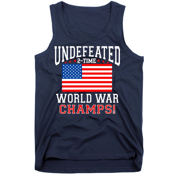 Undefeated 2-Time World War Champs Tank Top