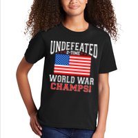 Undefeated 2-Time World War Champs Kids T-Shirt